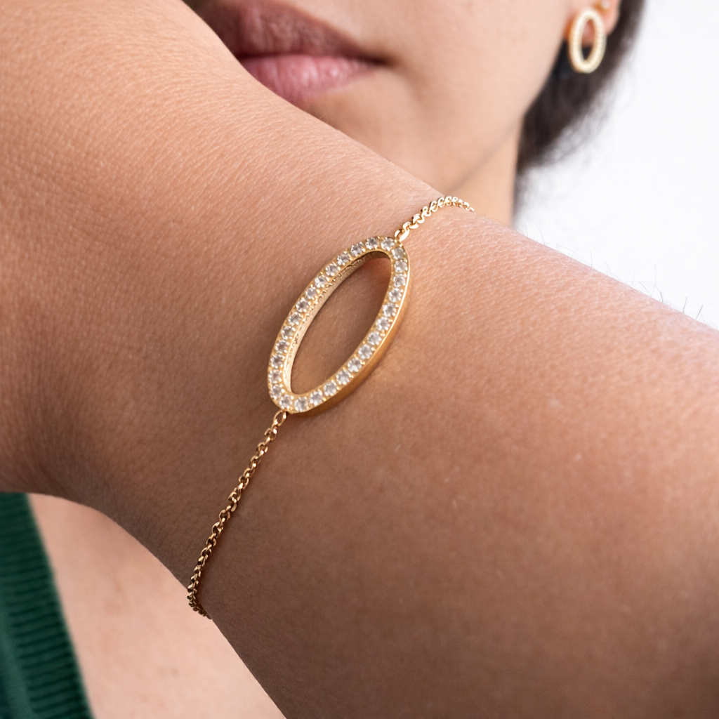 Ensemble Oval 3 pieces en acier inoxydable